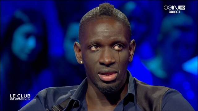 Mamadou Sakho pleure lors d'une interview sur beIn Sport