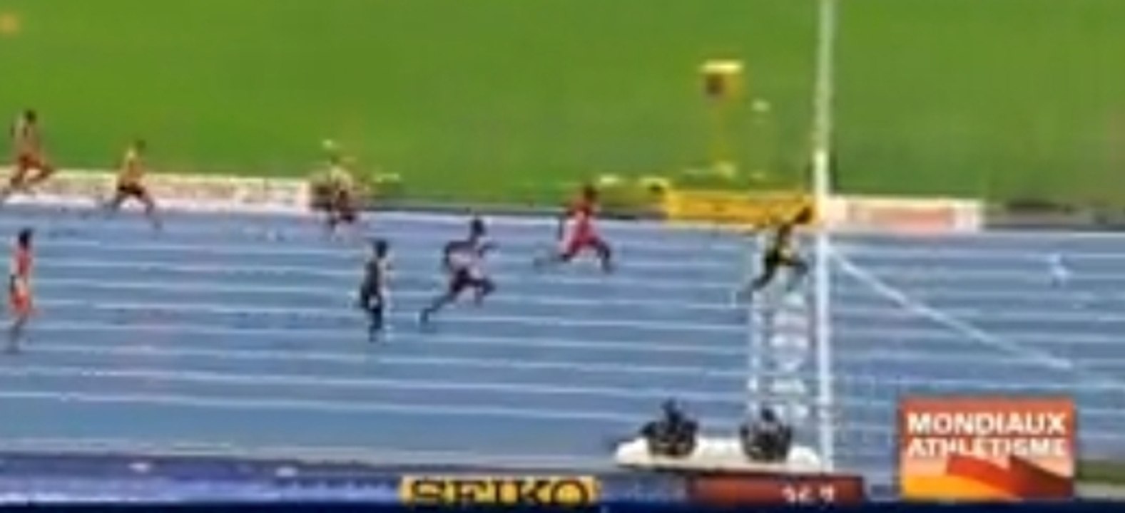 Championnat du monde d'athlétisme 2013 : Usain Bolt médaillé d'or avec le relais 4x100m