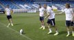 Insolite: Gareth Bale et Karim Benzema jonglent avec plein de ballons différents