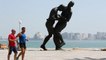 Le Qatar fait enlever la statue du coup de boule de Zinédine Zidane à Marco Materazzi