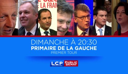 Primaire de la gauche - 1er tour - LCp AN - 22/01/17