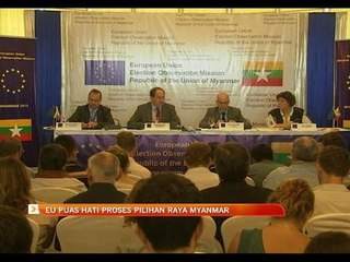 EU puas hati proses pilihan raya Myanmar