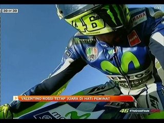 Valentino Rossi tetap juara di hati peminat