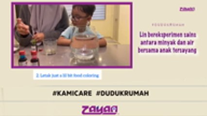 Eksperimen Minyak Dan Warna Air