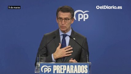 Feijóo cambia de opinión en 24 horas sobre el acuerdo con Vox en Castilla y León: del "no me gustan" al "es legítimo"