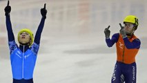 Insolite : Le double doigt d'honneur du patineur Sjinkie Knegt en short track avant les JO de Sotchi