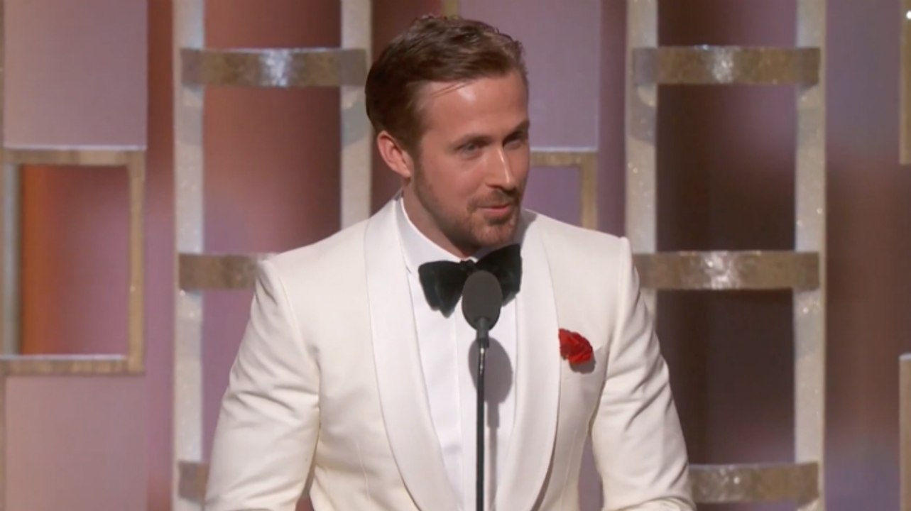 Discours Ryan Gosling Golden Globes 2017