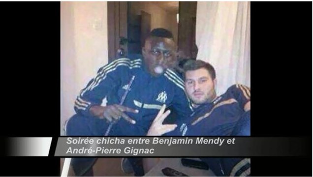 OM : La photo d'une chicha avec André-Pierre Gignac et Benjamin Mendy crée la polémique