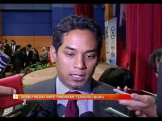 Serbu kedai vape tindakan terburu-buru