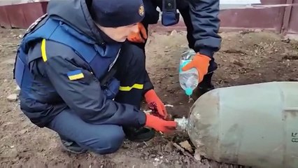 Unexploded bomb defused in Chernihiv