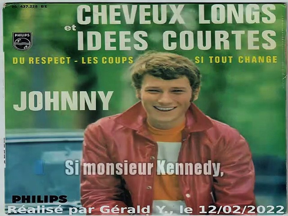 Johnny Hallyday_Cheveux longs et idées courtes (Clip 1966)karaoké