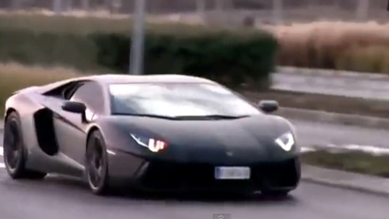 Lamborghini Aventador, la voiture de Cristiano...