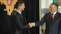 Cristiano Ronaldo nommé Grand Officier par le président portugais
