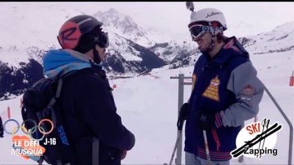 JO Sotchi 2014 : Nouveau défi et chutes hilarantes pour Maxime Musqua dans le Petit Journal