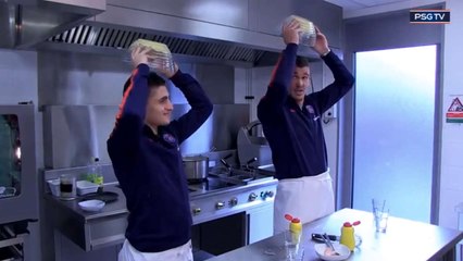 PSG Insolite : Marco Verratti et Nicolas Douchez dans un concours de cuisine