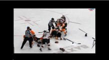 Hockey sur glace : Une bagarre générale impressionnante éclate entre Portland et Adirondack
