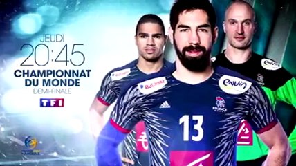 Handball coupe du monde 2017- France  Slovénie - TF1- 26 01 17