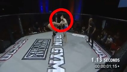 MMA : Le K.O le plus rapide de l'Histoire en 1,1 seconde