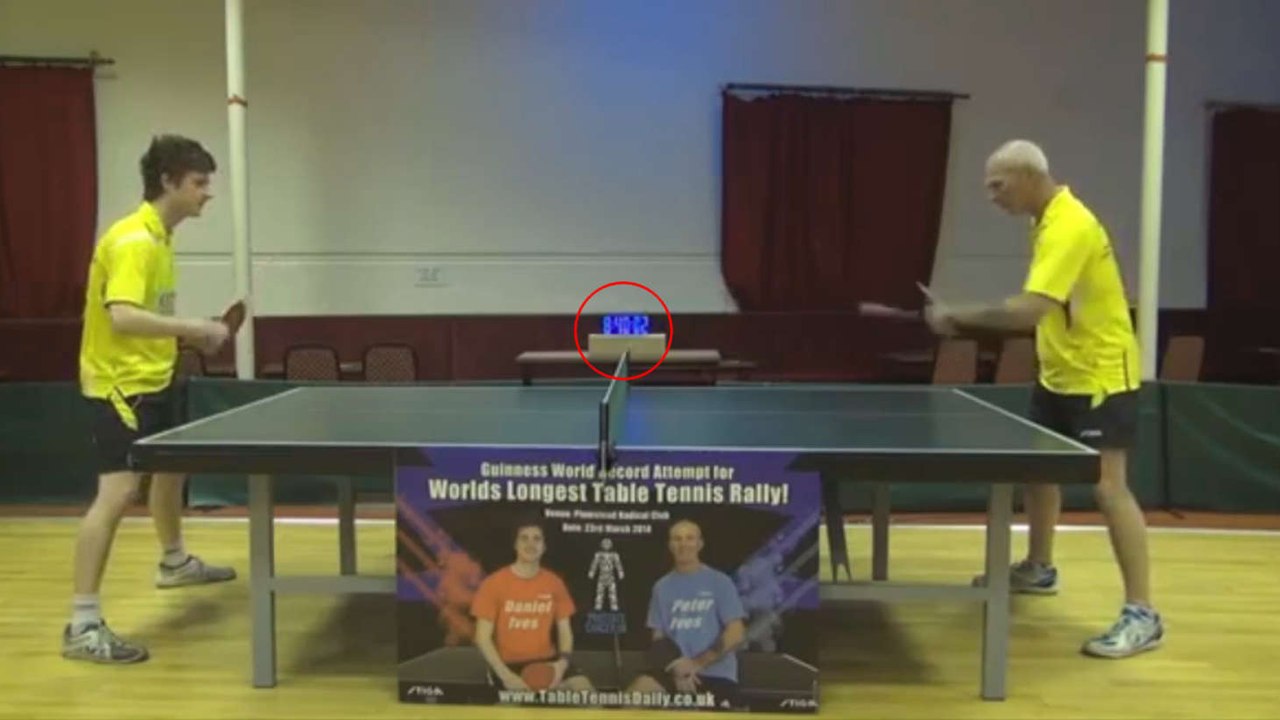 Ping Pong : Ils battent le record du monde de l'échange le plus long après plus de 8 heures