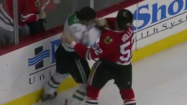 Encore une bagarre pour le Français Antoine Roussel en NHL