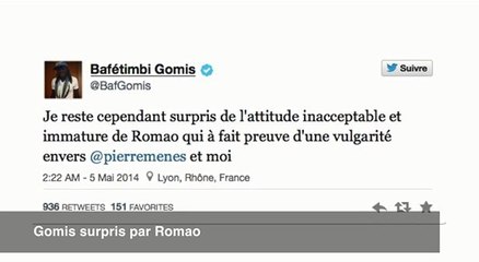 Clash : Insulté par Alayxis Romão pendant OM-OL, Bafétimbi Gomis se venge sur Twitter