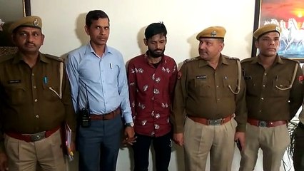 शातिर चेन स्नैचर गिरफ्तार, पांच सोने की चेन बरामद
