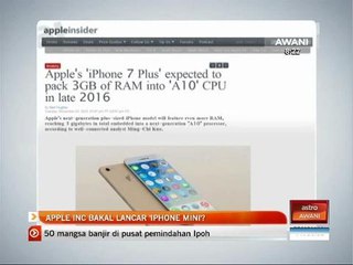 Apple Inc bakal lancar 'Iphone mini'?