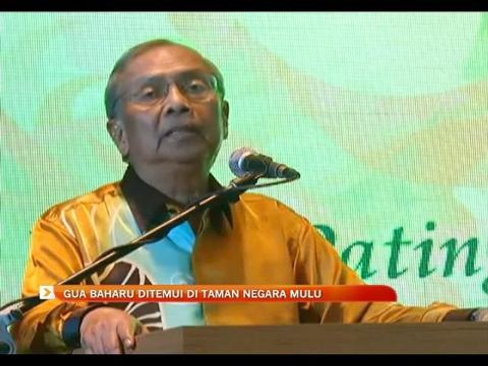 Gua baharu ditemui di Taman Negara Mulu