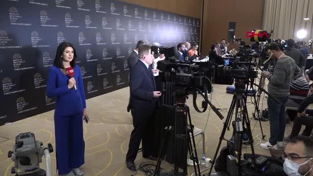 ANTALYA'DA, RUSYA İLE UKRAYNA BARIŞ ZİRVESİ