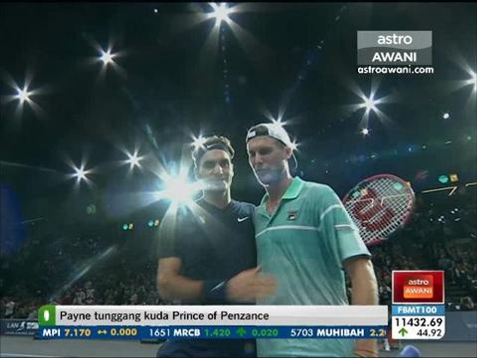 Roger Federer mara ke pusingan ketiga