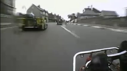 La course de kart la plus dangereuse du monde sur l'île de Man en caméra embarquée