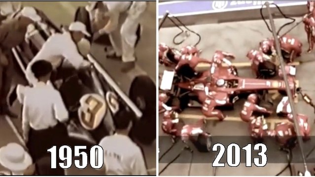 Formule 1 : La différence incroyable du temps d'arrêt au stand entre 1950 et aujourd'hui
