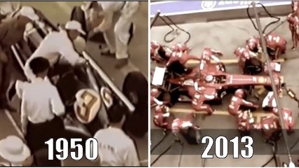 Formule 1 : La différence incroyable du temps d'arrêt au stand entre 1950 et aujourd'hui