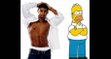 Homer Simpson inspire une chanson à Usher en vidéo
