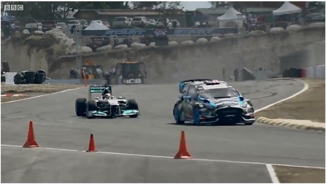 Formule 1 Vs voiture de rallye : Qui va gagner ce duel entre Ken Block et Lewis Hamilton ?