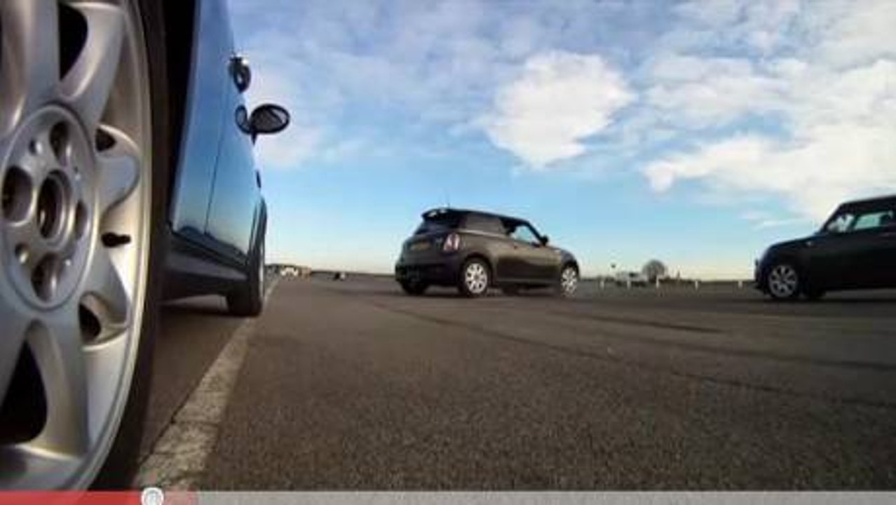 Découvrez des cascades en  Mini Cooper S en vidéo