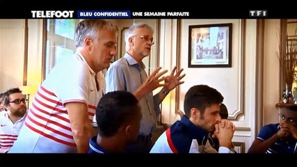 Téléfoot : Aimé Jacquet rend visite à l'équipe de France et conseille les Bleus avant la Coupe du monde