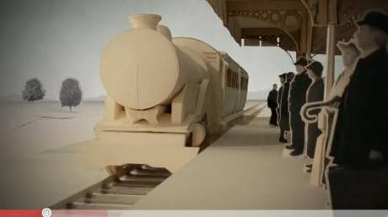 "Train of Throught" : un court-métrage fait de papier et carton
