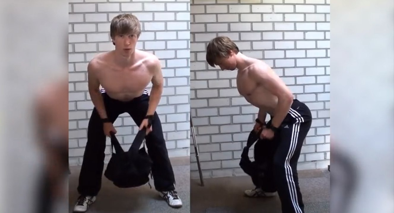 Un programme d'entraînement avec un sac à dos