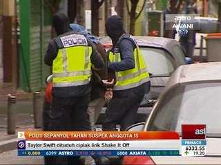 Polis Sepanyol tahan suspek anggota IS