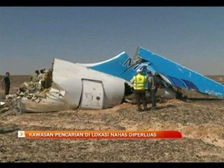 Kawasan pencarian di lokasi nahas diperluas