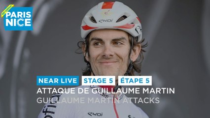 Attaque de Guillaume Martin / Guillaume Martin Attacks - Étape 5 / Stage 5 - #ParisNice2022