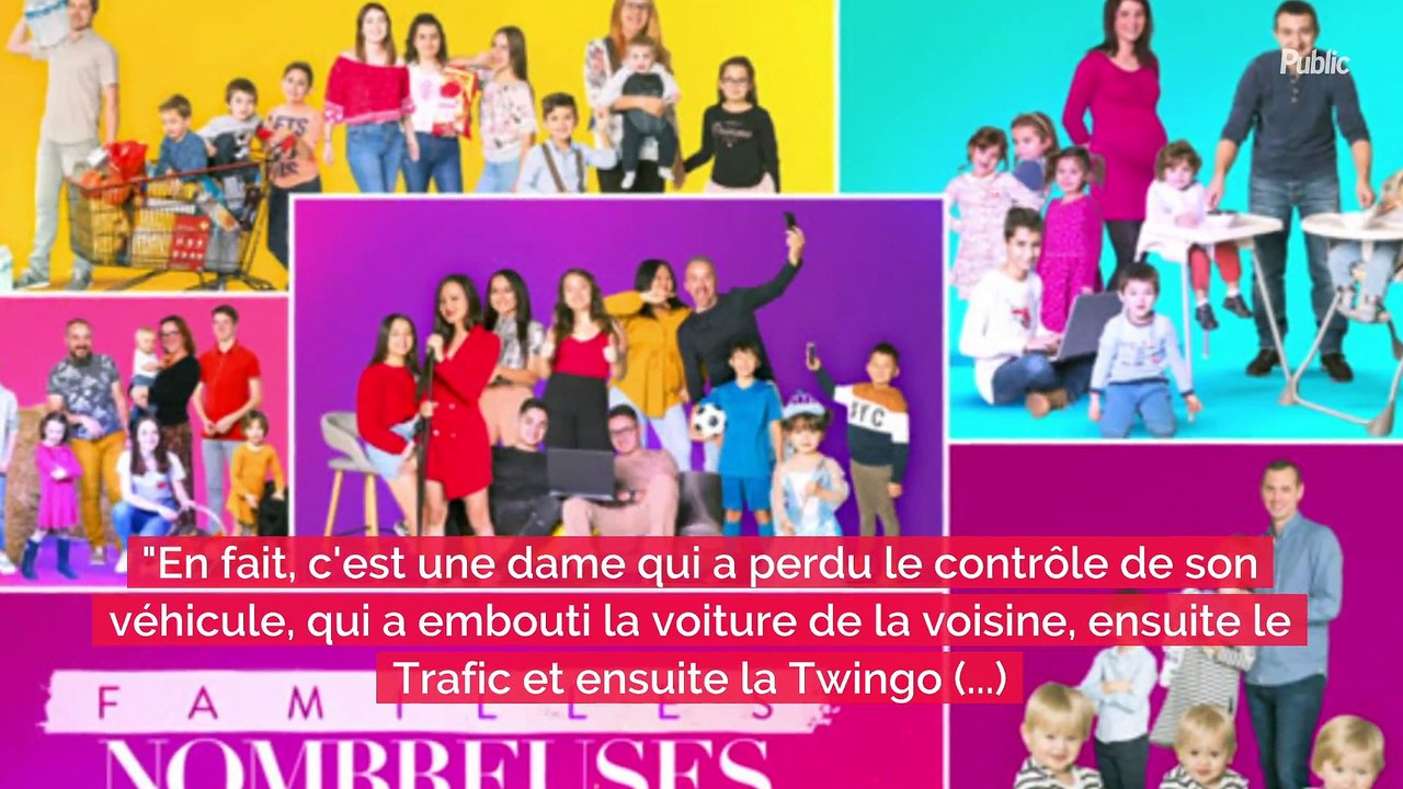 Choc - Une des "familles nombreuses" de TF1 victime d'un accident : perte de contrôle et voitures épaves...