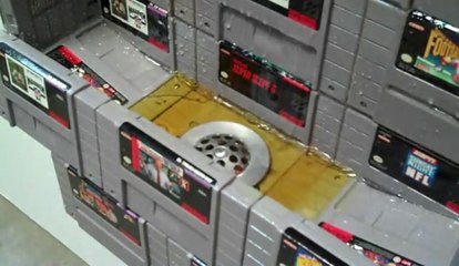 Découvrez l'urinoir en cartouches de jeux Super Nintendo en vidéo