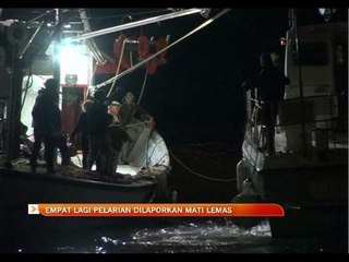 Empat lagi pelarian dilaporkan mati lemas