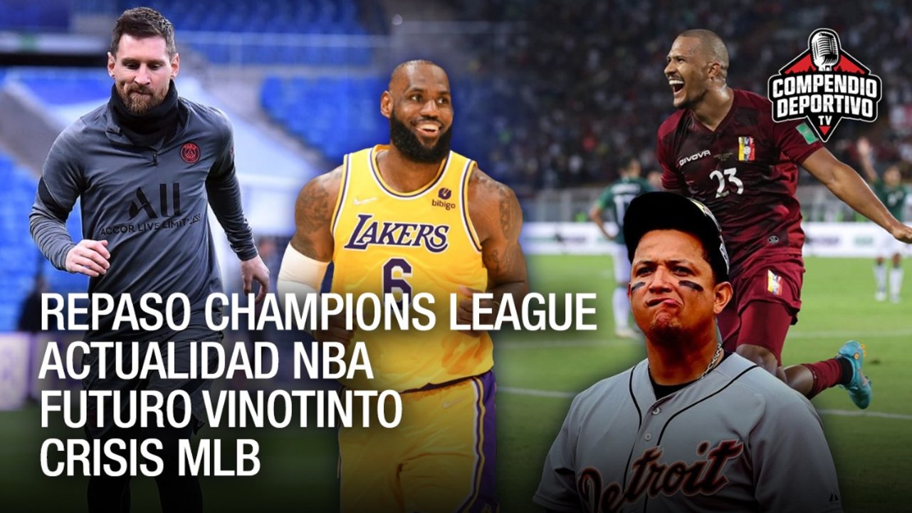 Favoritos de la Champions League | Lakers se hunde | Crisis en la MLB - Compendio Deportivo