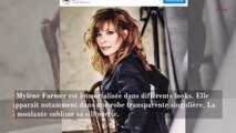 Mylène Farmer  en robe transparente qui dévoile sa lingerie