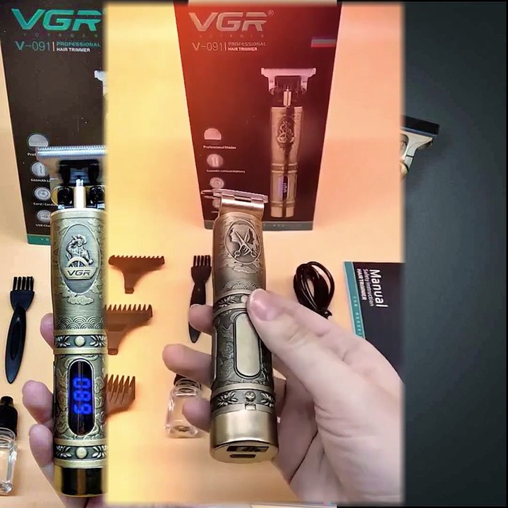 VGR V-091 ماكينة الحلاقة الاحترافية الديجيتال