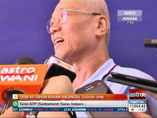 Usia 60 tahun bukan halangan duduki SPM