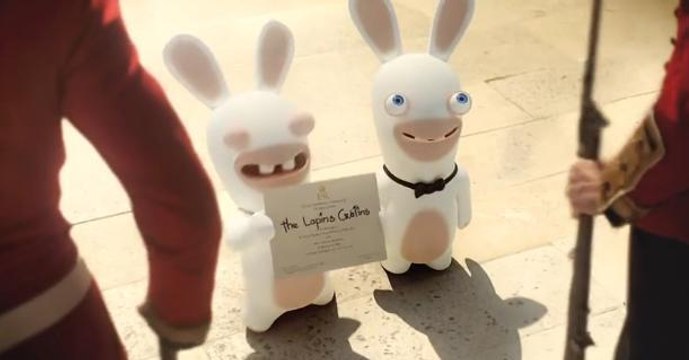 Les Lapins Crétins sont décidés à assister au mariage du prince William!